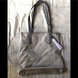 Yves Rocher Gray Travel Book Lunch Beach Bag NWT